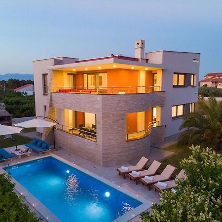 Vila Zatona Sunset With Heated Swimming Pool Затон Екстериор снимка