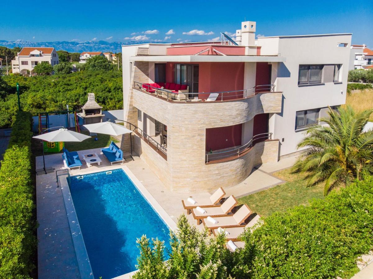 Vila Zatona Sunset With Heated Swimming Pool Затон Екстериор снимка