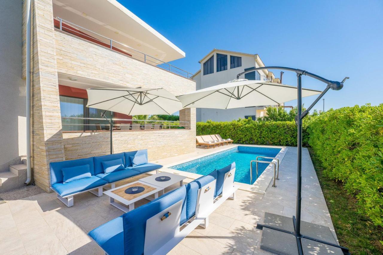 Vila Zatona Sunset With Heated Swimming Pool Затон Екстериор снимка