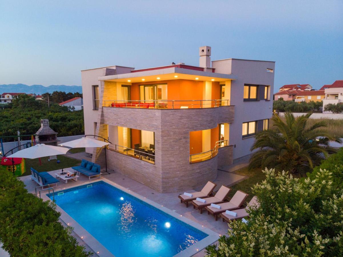 Vila Zatona Sunset With Heated Swimming Pool Затон Екстериор снимка
