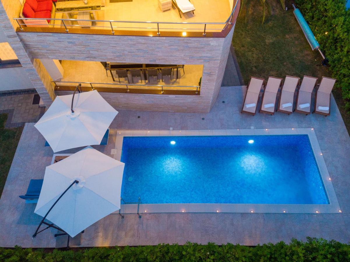 Vila Zatona Sunset With Heated Swimming Pool Затон Екстериор снимка
